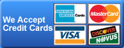 Locksmith Apopka accepts all major credit cards